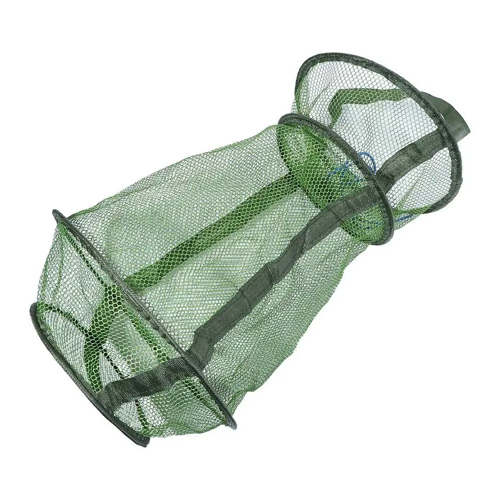 

Lobster Storage Cage Foldable Collapsible Fishing Trap Network Fishing Net Fish Shrimp Mesh Cage Fishing Basket Landing Net