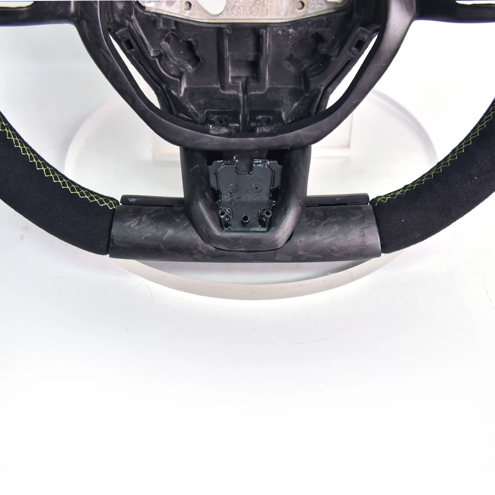 Suitable for Lamborghini Gallardo Huracan Modified Carbon Fiber Steering Wheel Assembly Suede Perforated Leather Customized