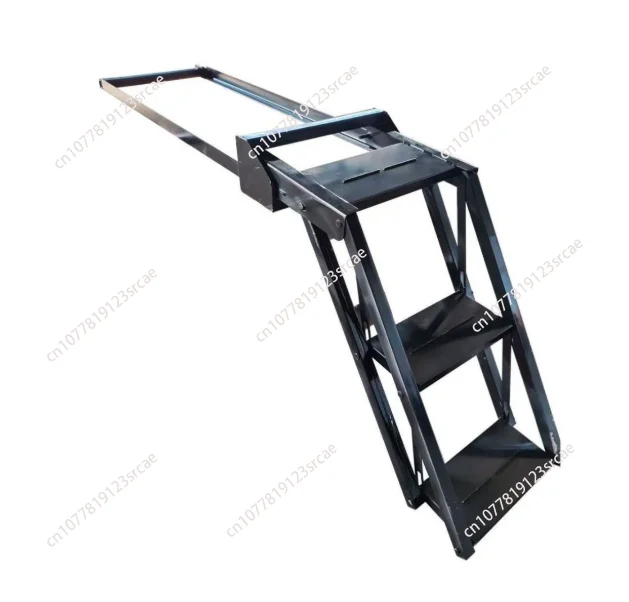 Suitable For  Truck Ladder Vehicle Folding Pull Hidden Rear Step Ladder