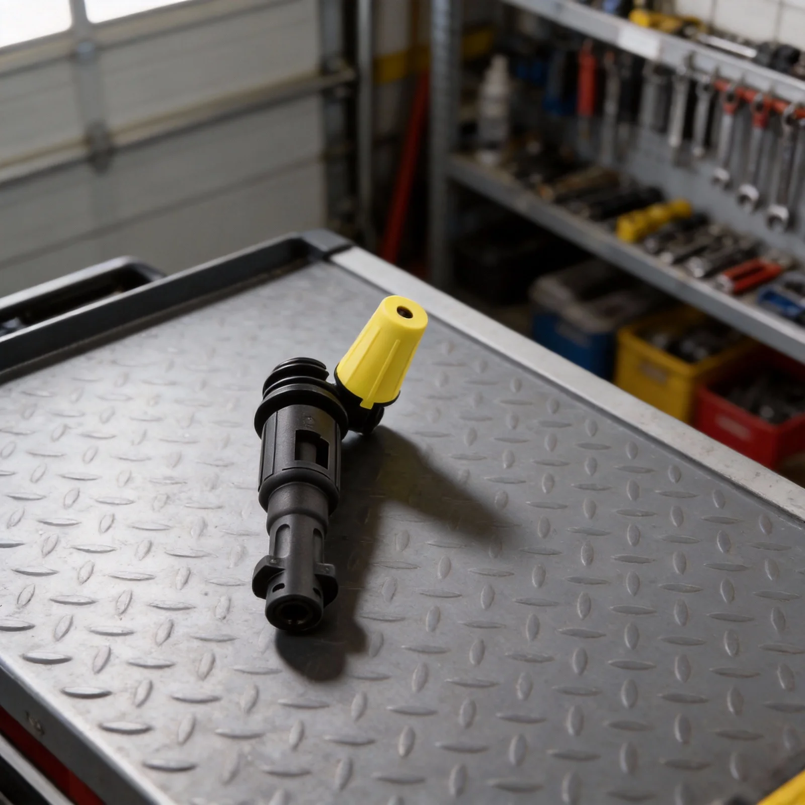 Tough Cleaning Challenges Turbo Cleaner Water Nozzle Black yellow Powerful Cleaning Action User-friendly Operation