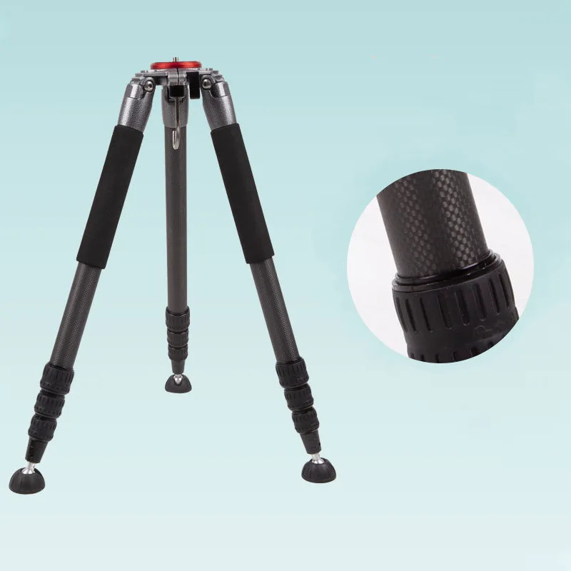 Carbon Fiber Tripod Heavy Duty Photography DSLR Hydraulic Damping Professional Outdoor Tripod