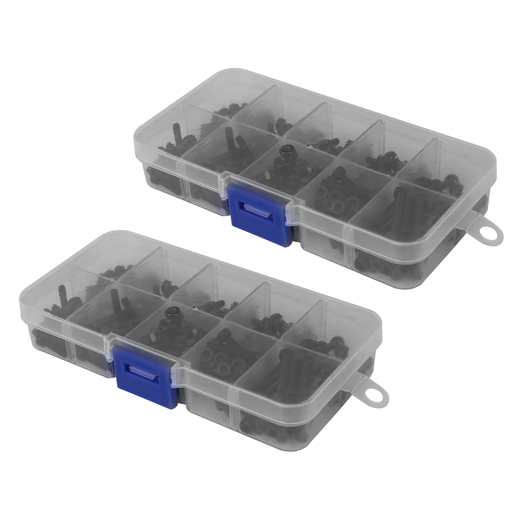 AA81-560Pcs Steel Screw Set M3 Hex Bolt Screw Nut Metric Machine Bolts And Nut Repair Tool