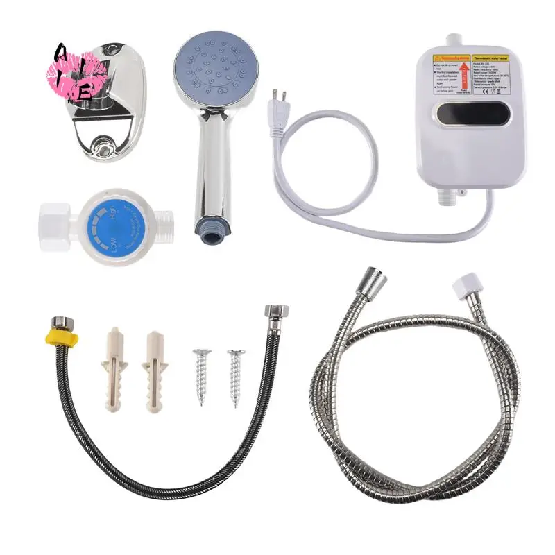 

A11E-Электрический безрезервуарный мгновенный водонагреватель, 3 секунды, мгновенный нагрев, смеситель для ванной комнаты, нагрев, вилка стандарта США, 110 В