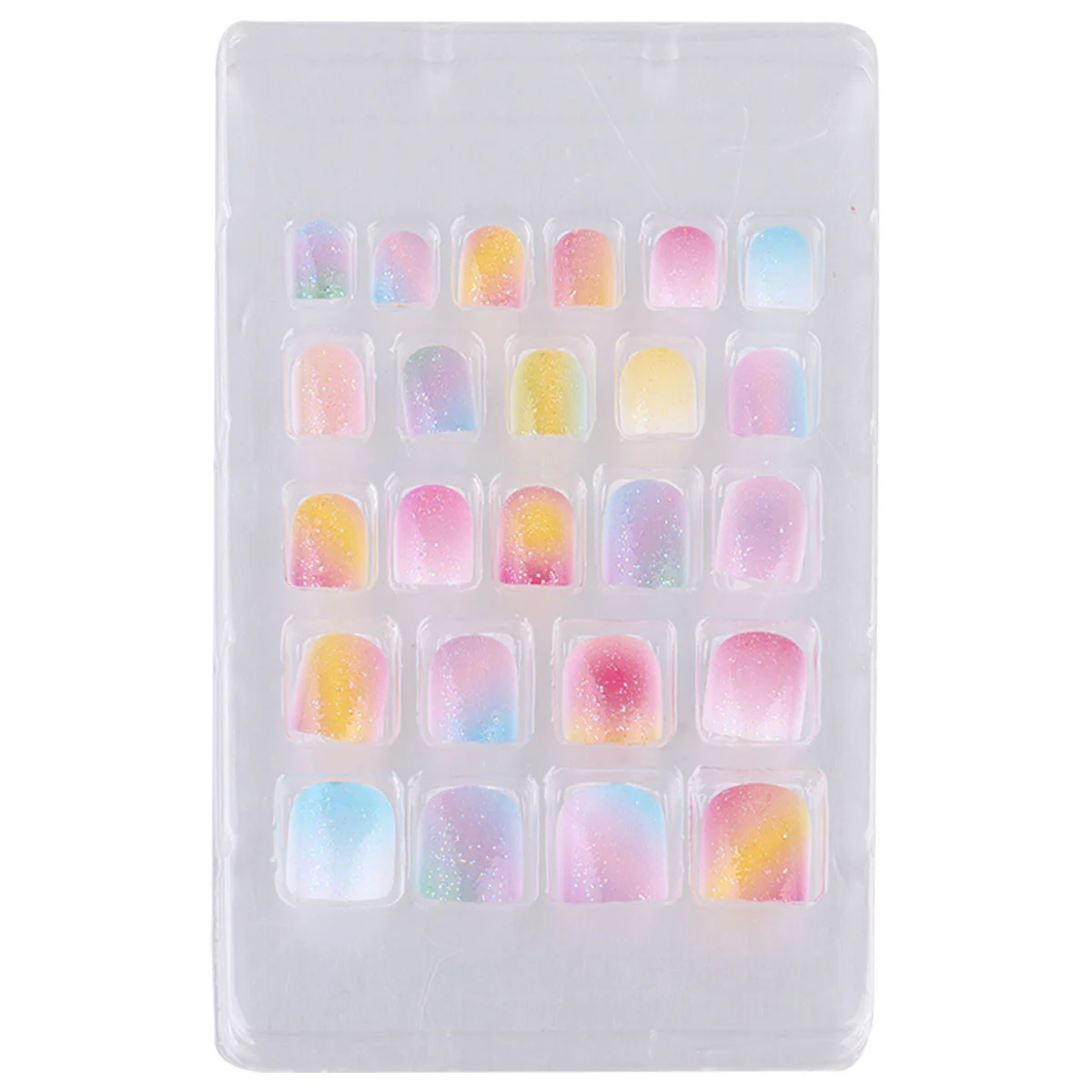 

48 Pcs Cartoon Manicure Tool Children Manicures Artificial Kids Fake Nails for Cute