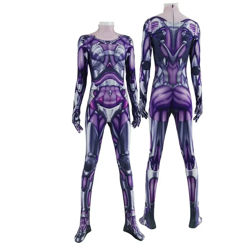 ZA01 Donna Alita Battle Angel Rosa Salazar Costumi Cosplay Zentai Body Ladys Halloween Party Suit Adulti KidsZa0@