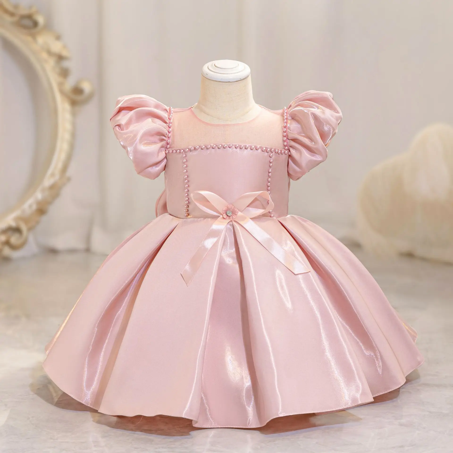 Vestidos de princesa infantil, Vestido de bebê, Roupa de criança, 0, 1, 2, 3 anos, Novo, 2021