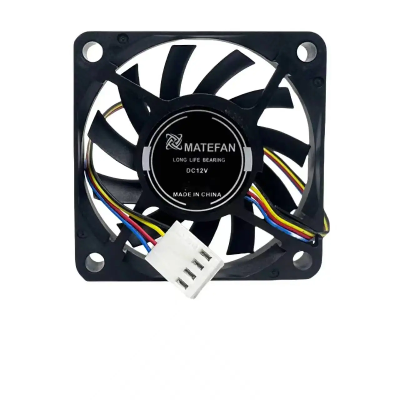 Ultra Slim 6010 12V 0.25A PWM Cooling Fan - 60x60x10mm, 5500RPM, 4-Wire Motherboard Connector, High Airflow for PC Case