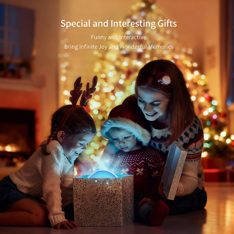 2-in-1 المحيط موجة قنديل البحر كشاف ضوء مع جهاز التحكم عن بعد الموقت 8 لون تغيير ضوء الليل للطفل USB بالطاقة المزاج مصباح #2