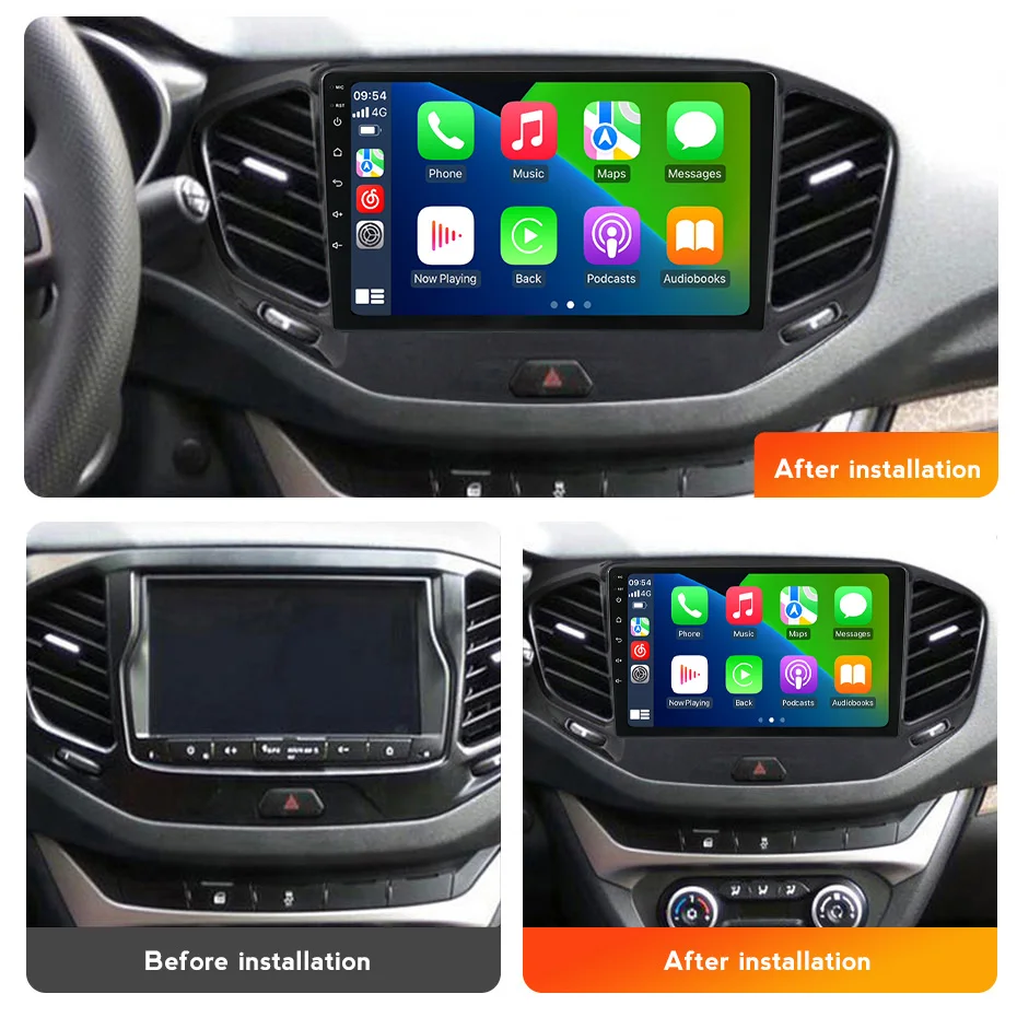 MEKEDE Car Radio Multimedia System For LADA Vesta 2015 2016 2017 2018 2019 2020 Support Carplay Rear Camera 2 Din Head Unit