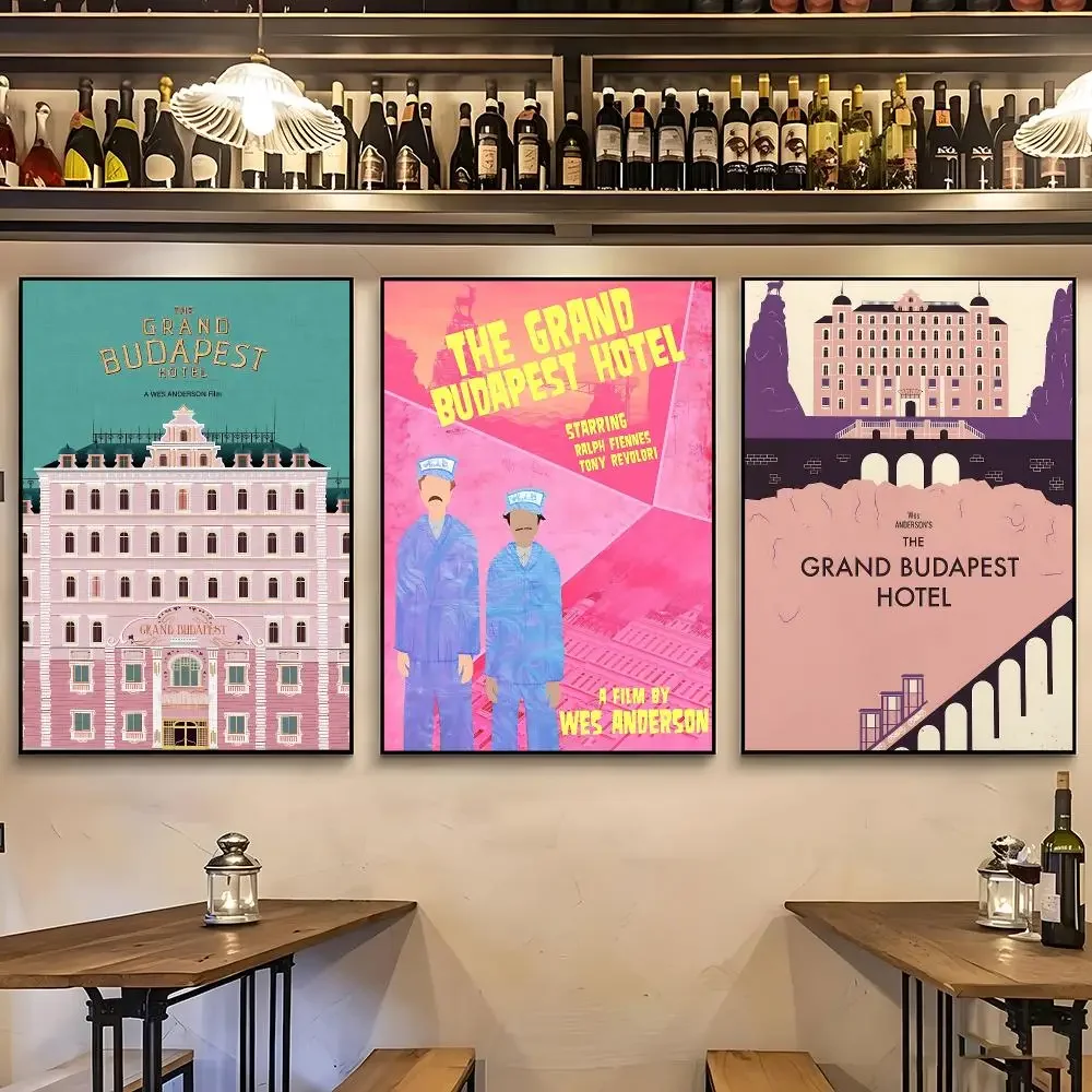 movie The Grand Budapest Hotel Poster HD Printing Nordic Style Home Decor Wall Art for the Living Rooms Hallways Gift Giving