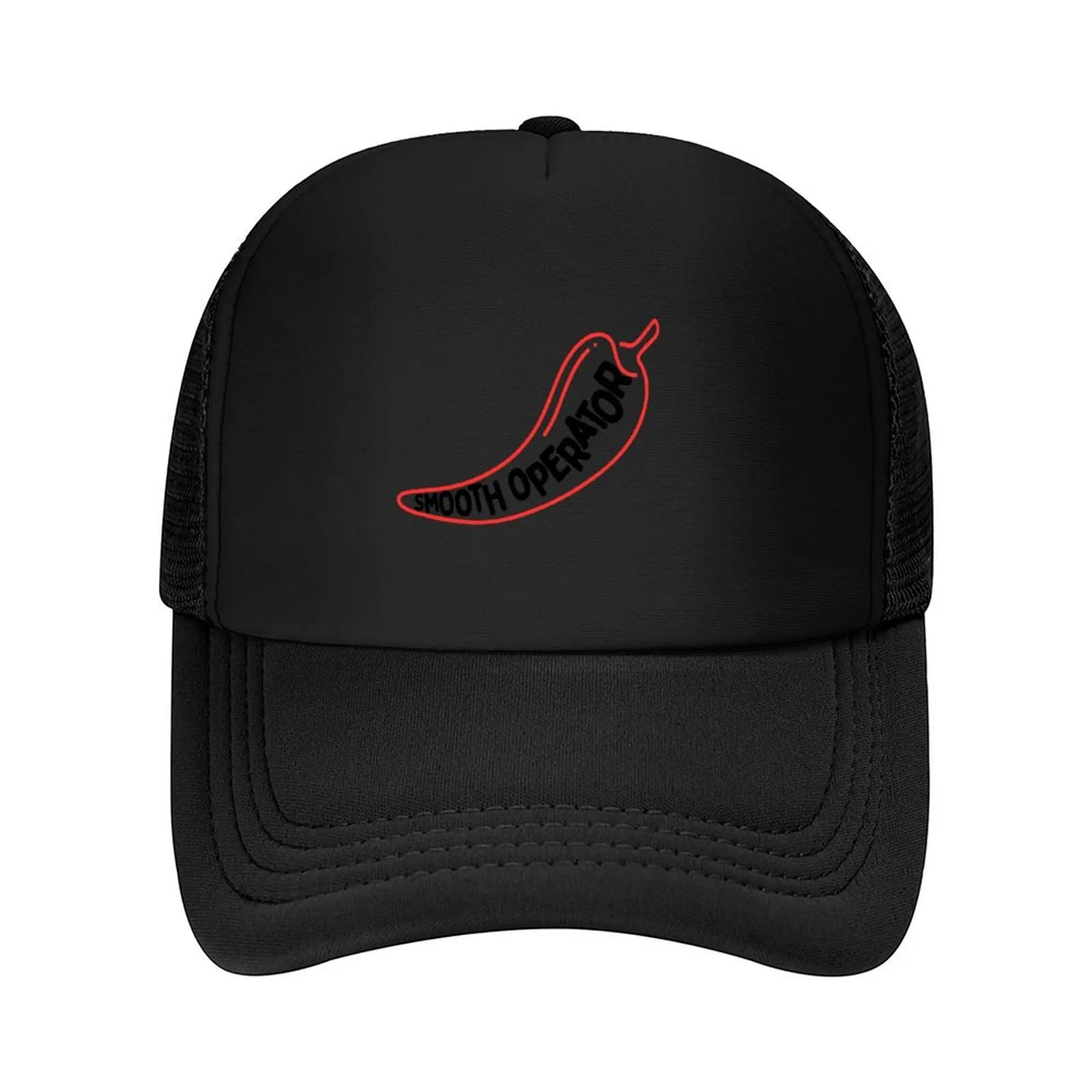 

Smooth Operator - Red/Black Logo Baseball Cap Wild Ball Hat Hat Baseball Cap Luxury man cap Beach Outing Men Caps Women's