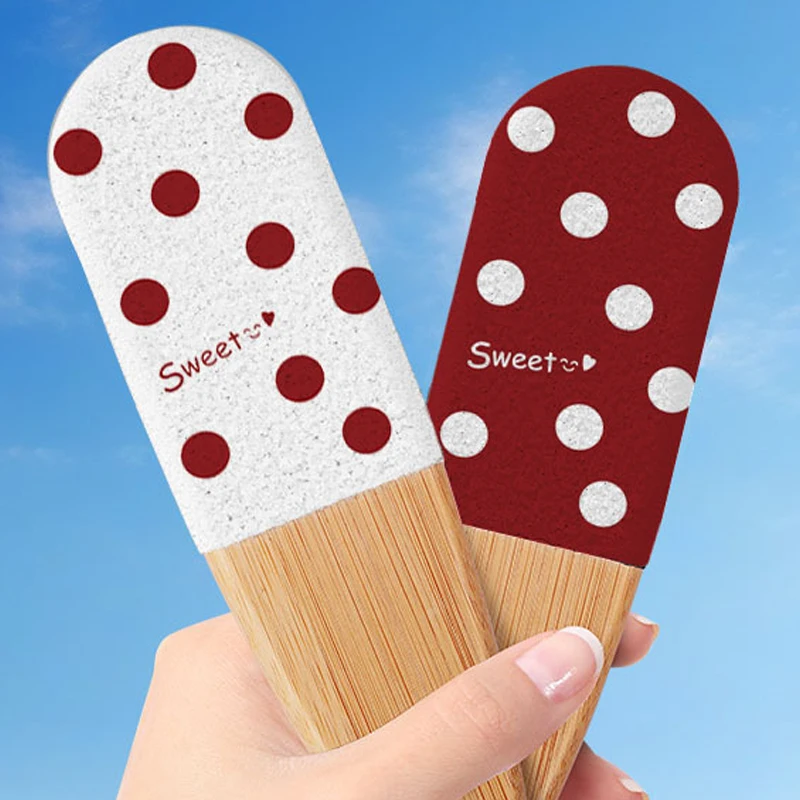 1 Lima de pies de doble cara para eliminar callosidades, raspador de madera para pedicura, para suavizar la piel dura, áspera y resistente.