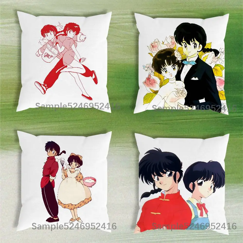 R-Ranma 12 Cushion Cover Pillow Cover Decor Pillowcase Printed Cushion Case For Couch