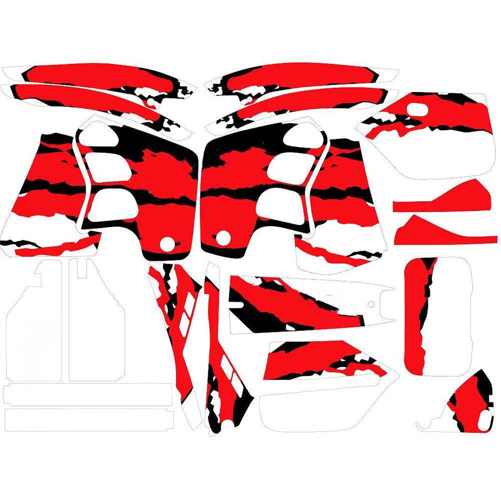 Motorcycle CRM-250R 3M STICKERS GRAPHICS BACKGROUNDS DECALS kits For Honda CRM250R 1989 1990 1991 1992 1993 CRM 250R