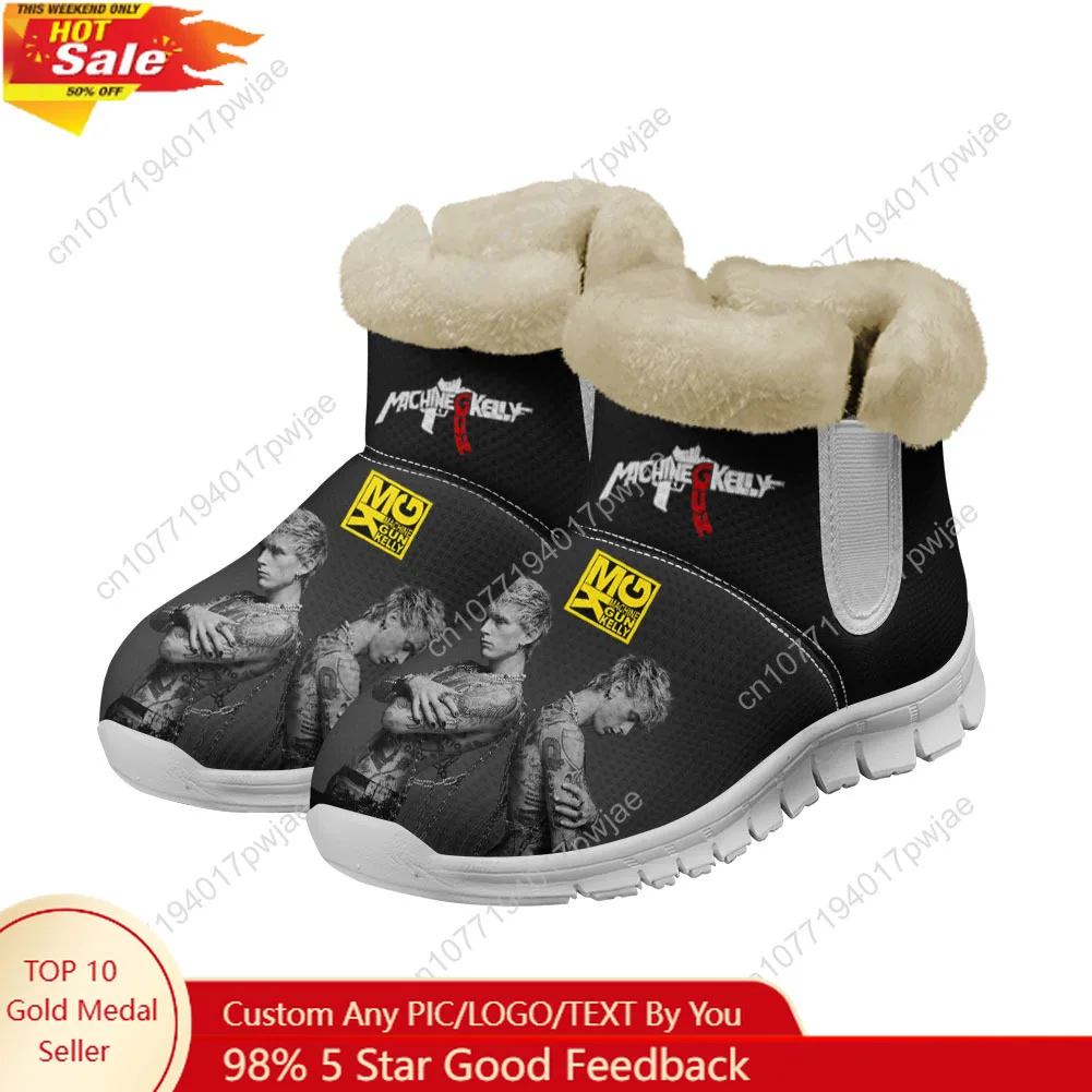 

M-Machine Gun K-Kelly MGK Snow Boots MensWomens Teenager Shoes Keep Warm Casual Winter Outdoors Boot Lightweight Sports
