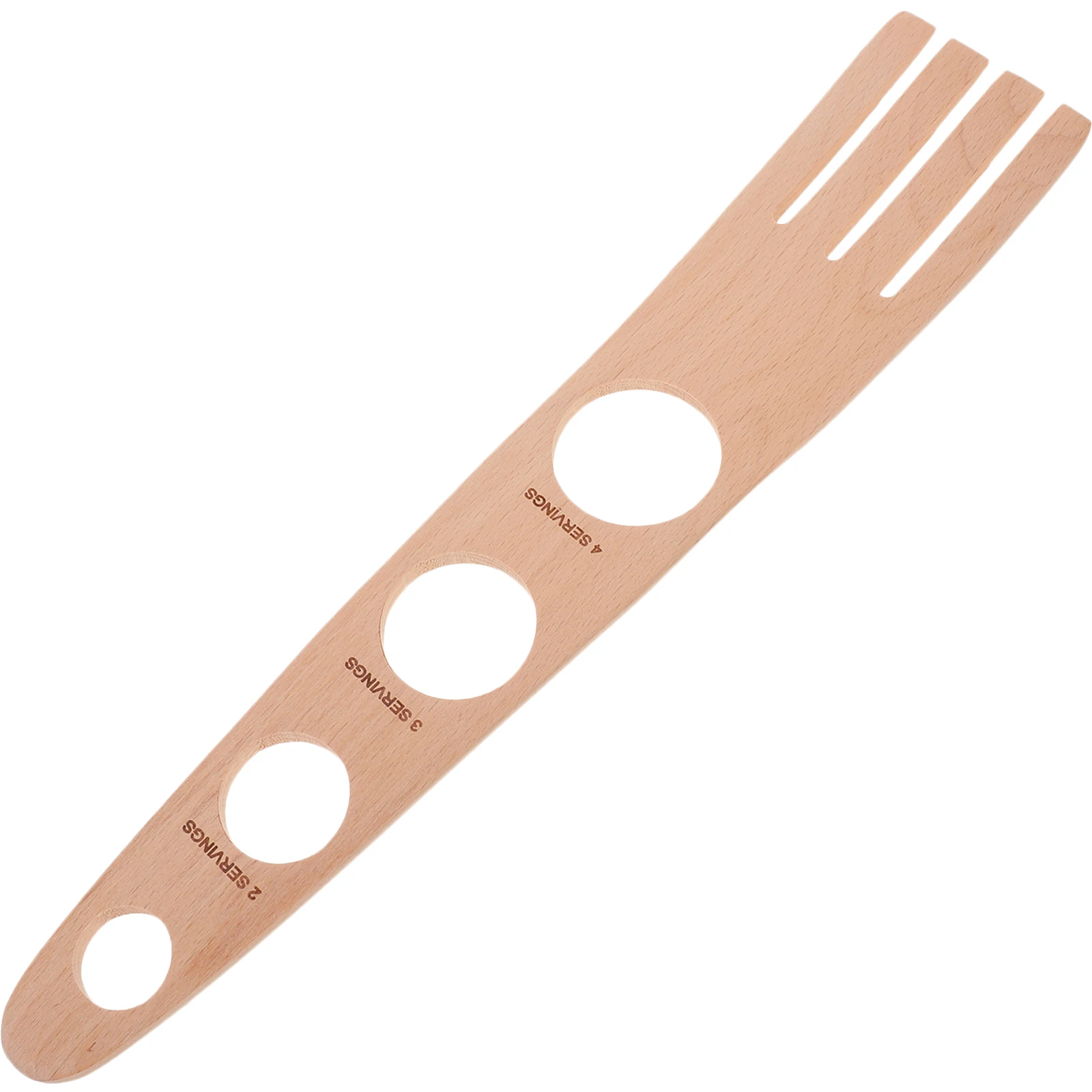 

Four Person Spaghetti Noodle Measurer Pasta Tool 4 Hole Portion Gadget Wood Material Storage
