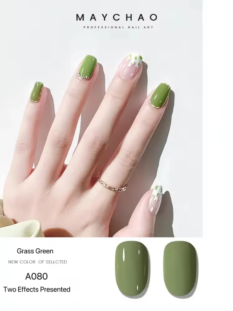 MAYCHAO10ml Gel Smalto per unghie Gel 13 Colori Semi Permanente Solido Gel per unghie Soak Off Gel UV per Base Top Coat Casa fai da te