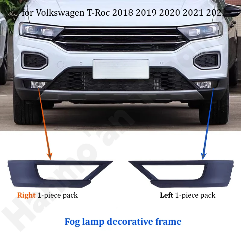 

Для Volkswagen T-Roc 2018~2022: рамка противотуманной фары, передняя вентиляционная решетка/аксессуары и принадлежности для внешней модификации