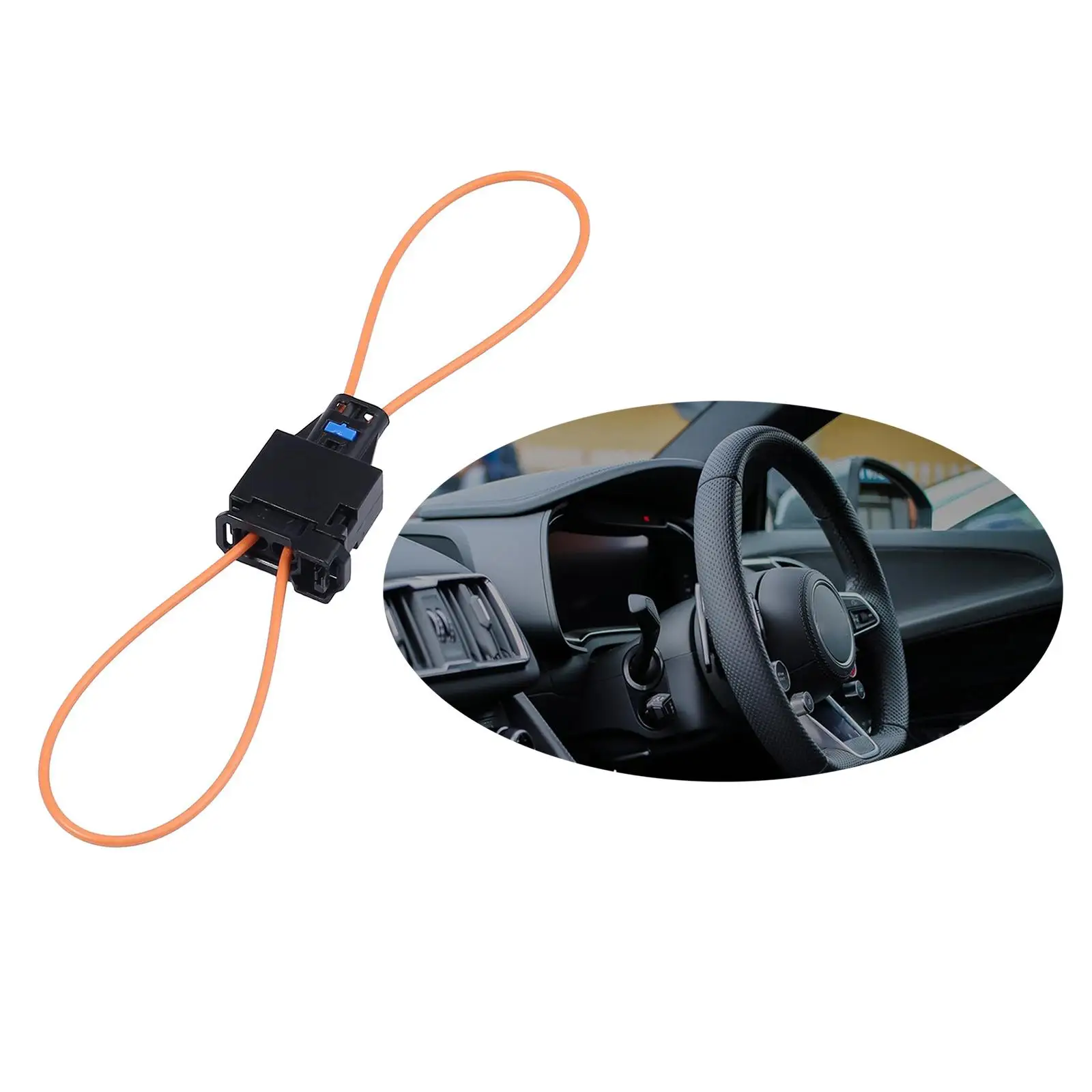 

2pcs Female Male MOST Fiber Optic Loop Connector Auto Diagnostic Cable Plug