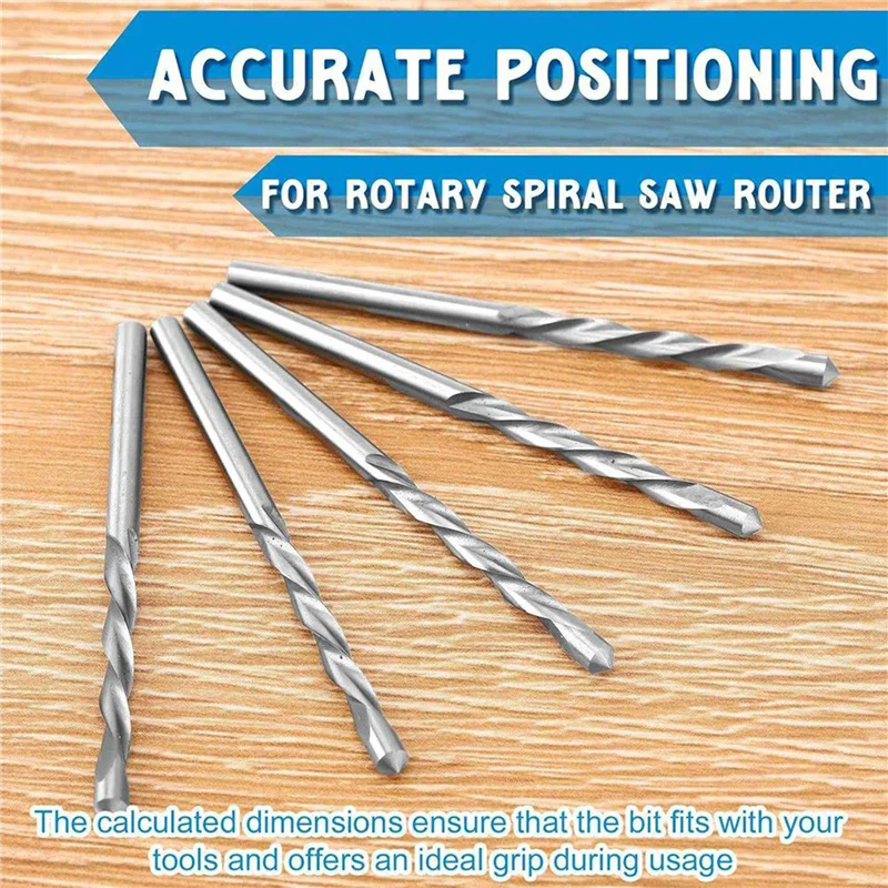 ABBP-60 PCS 1/8 นิ้ว Drywall บิตจํานวนมาก Drywall ตัดบิต Drywall เจาะบิตสําหรับ Drywall เครื่องมือตัดใช้เกลียวเลื่อย