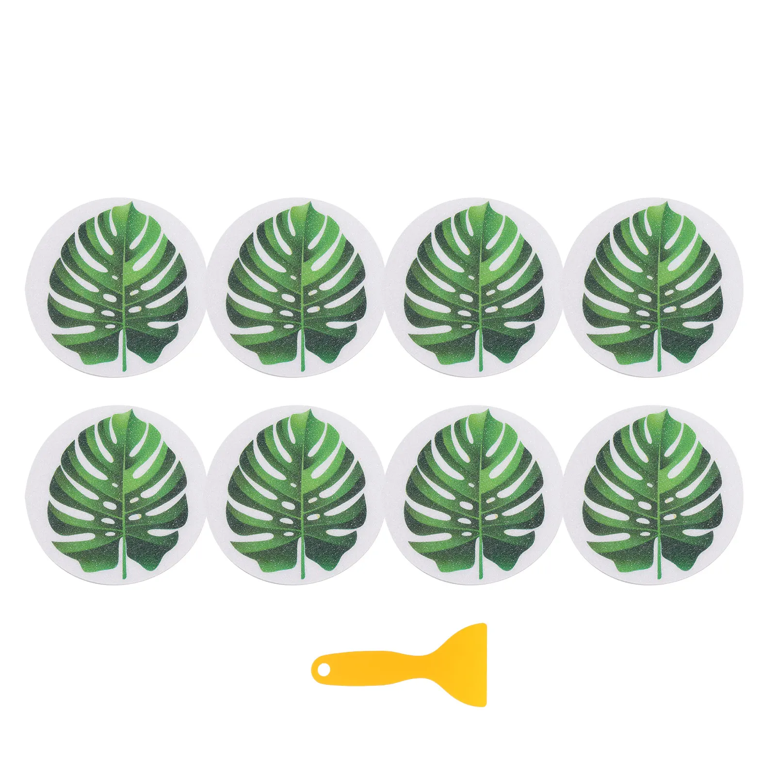 

Non Slip Stickers Bathtub Shower Toy Safety Bath Grip Leaf Peva Kids Smooth Surface Anti Skid Bathroom Stickers Home Essentials