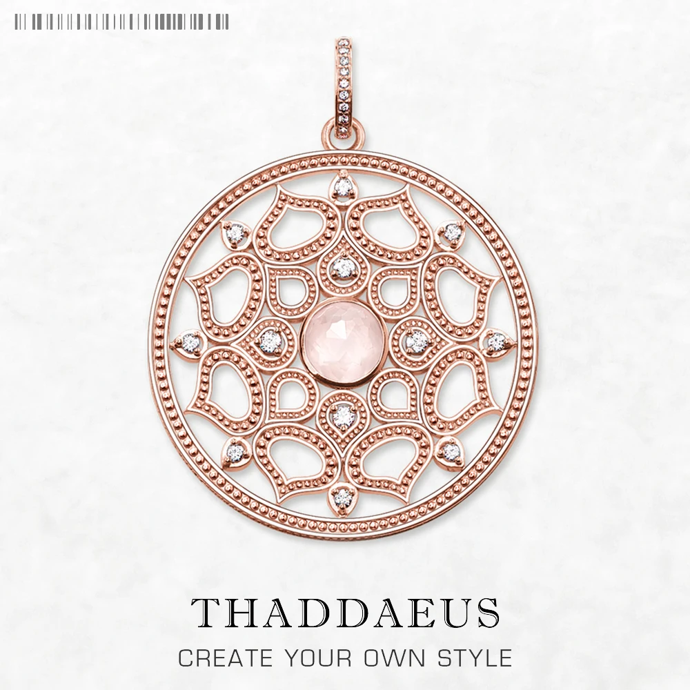 

Pendant Rose Gold Lotus Spring Brand New Fine Jewelry Romantic 925 Sterling Silver Accessories Gift For Women