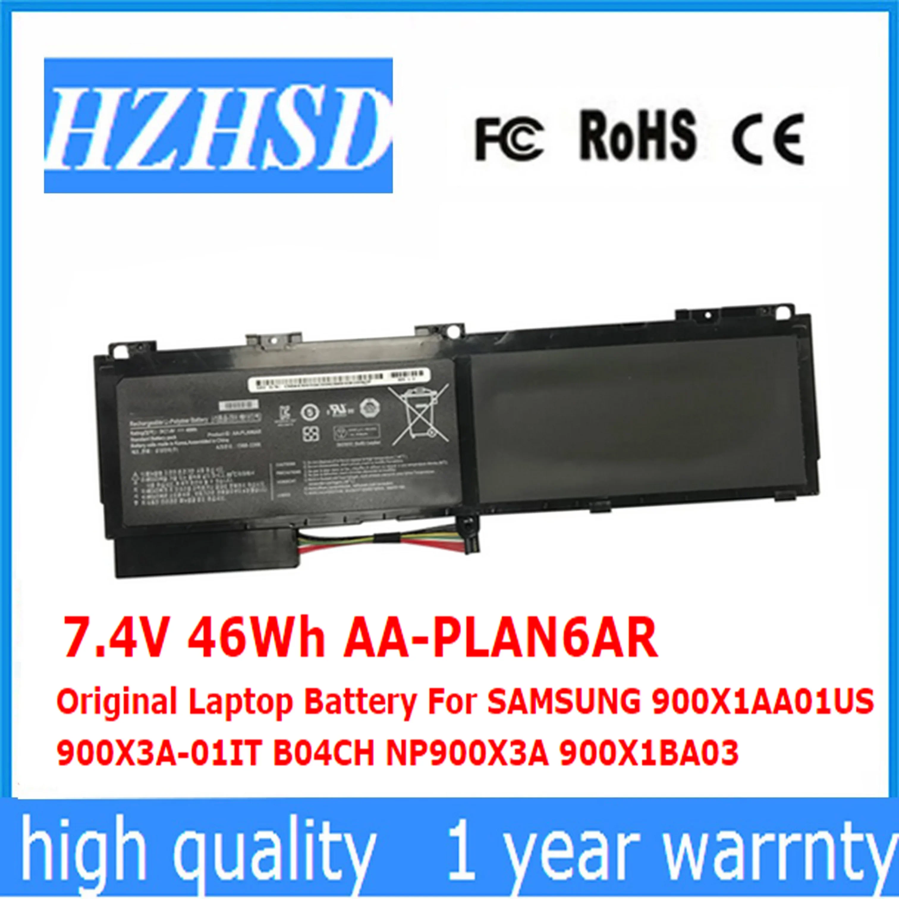 7.4V 46Wh AA-PLAN6AR Original Laptop Battery For SAMSUNG 900X1AA01US 900X3A-01IT B04CH NP900X3A 900X1BA03