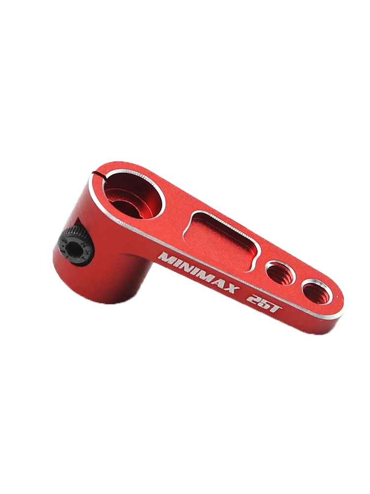 Pour véhicule tout-terrain 1/10, Simulation de voiture à dérive, voiture d'escalade Traxxas Xmaxx Trx4 métal 25t, bras Servo rehaussant le bras de direction