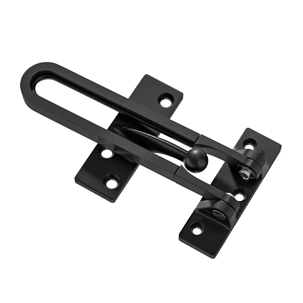 Home Security Door Latch Zinc Alloy Door Lock with Antitheft Chain Design Simple Installation and Controlled Access
