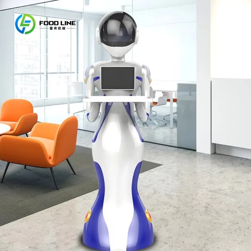 

Customized AI Driving Delivery Robot - Programmable Waiter Server Robot for Commercial Restaurant, For Sale