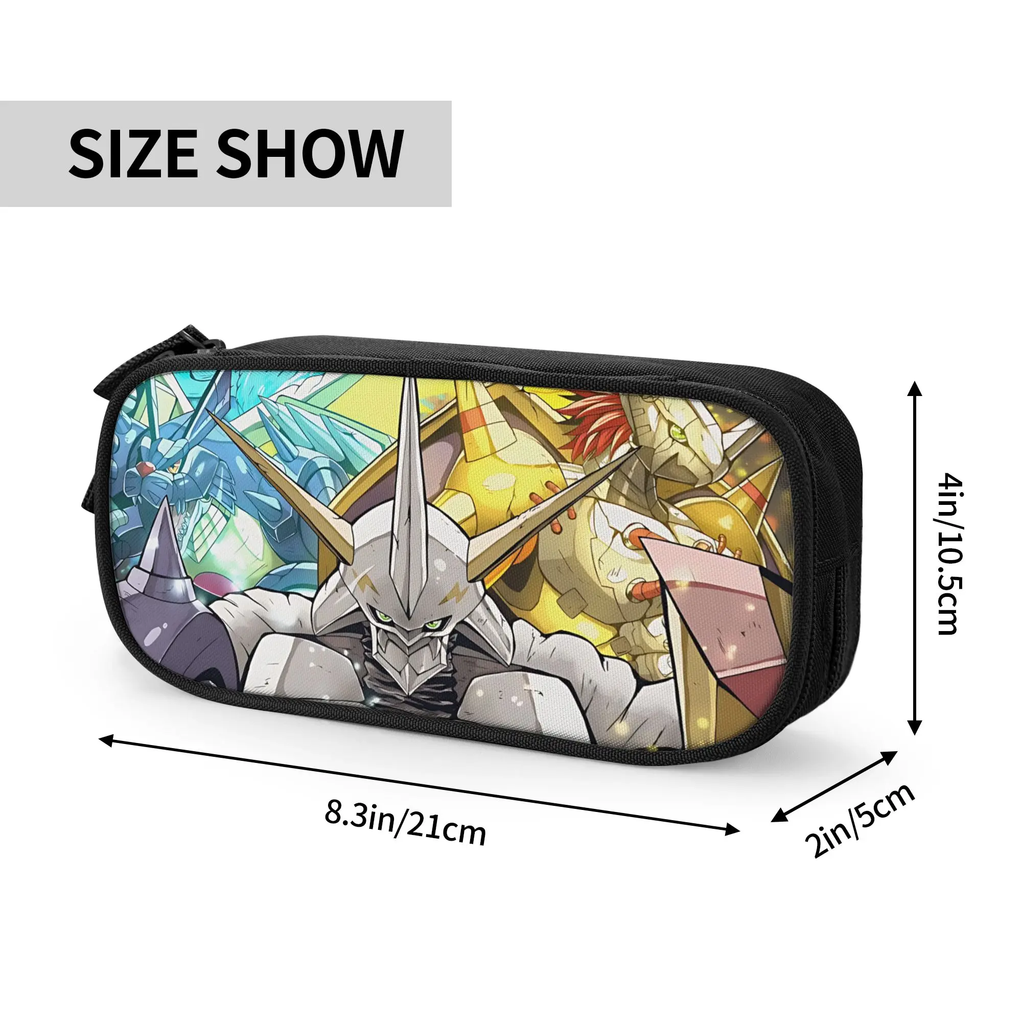 Custom Digital Monster Large Capacity Bags for Child  School Pencil Bag for Boys Gilrs Kids