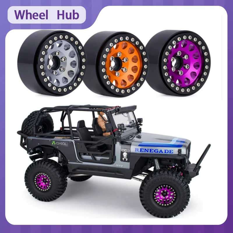

1.9-Inch Metal Peach Heart Wheel Hub Climbing Car Scx10ii Trx4 Tamiya D90 D110 Cc01 Tf2 Parts