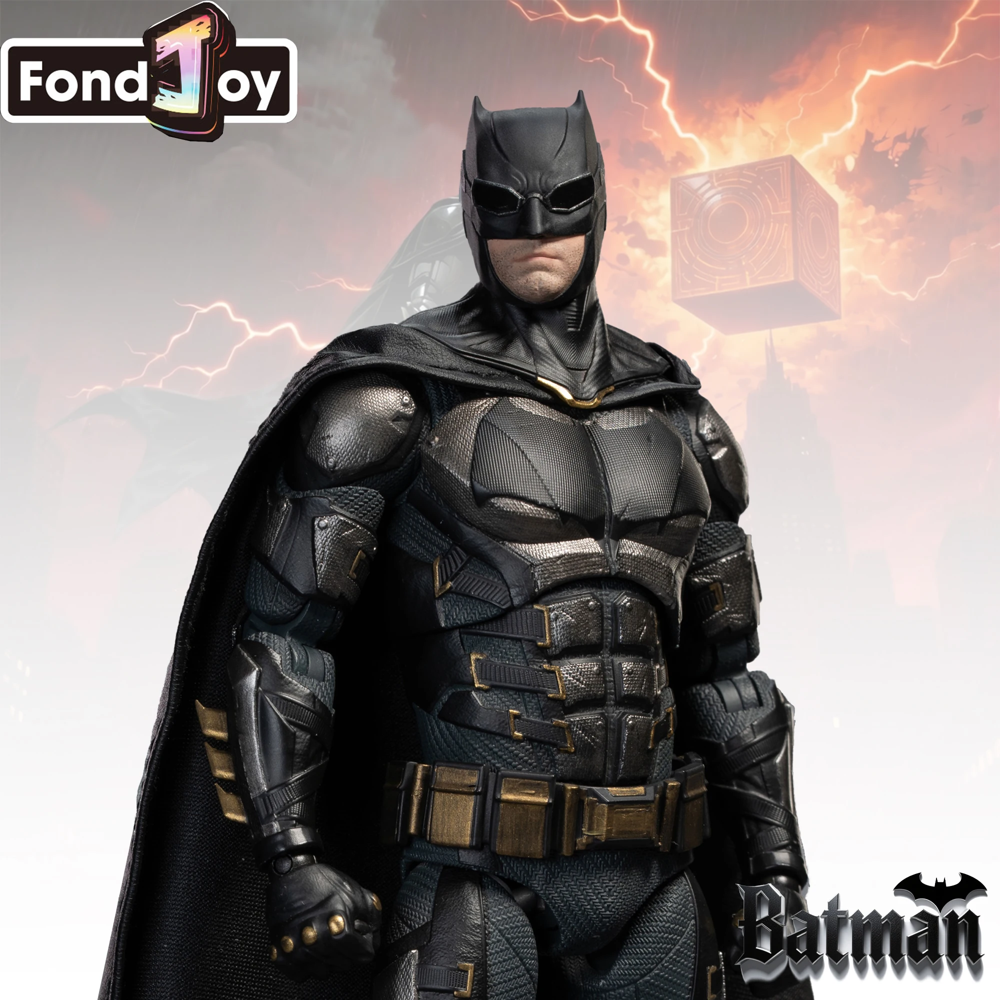 

Фигурка Бэтмена Fondjoy: Тактический костюм, версия Лиги Справедливости, подвижная модель, коллекционная кукла для фанатов DC, Темный рыцарь