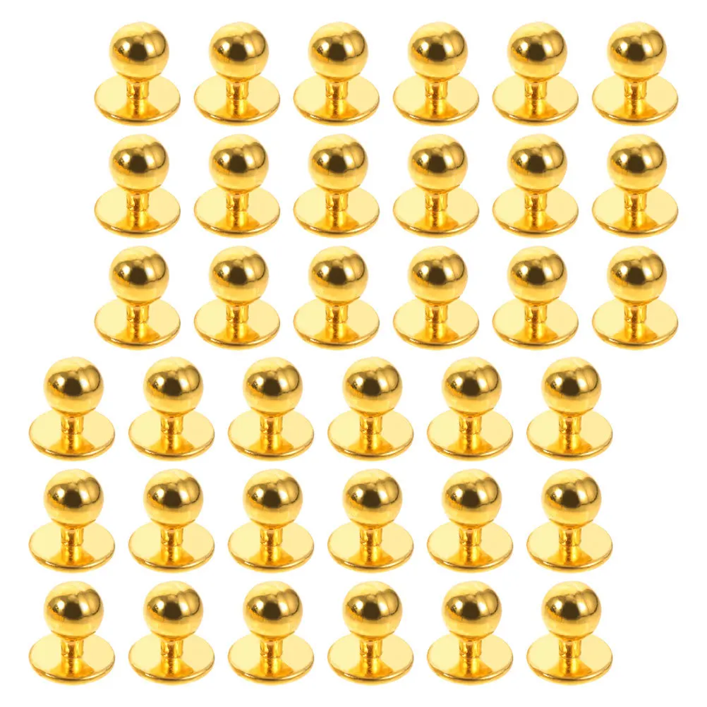 

50Pcs Elegant Round Ball Shaped Buttons for Chef Coats Durable Quality Versatile Use Ideal for Uniform Maintenance