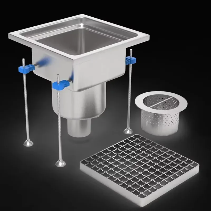 for OEM ODM High Quality Stainless Steel Vertical Floor Drain for Industrial Commercial Use Drainage System Fire Resistant