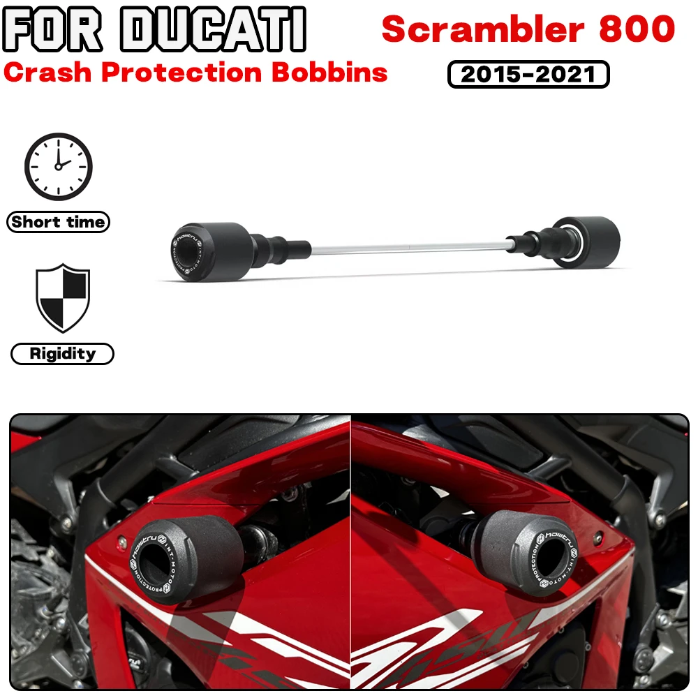 

For DUCATI Scrambler 800 2015-2021 Motorcycle Frame Crash Protection Sliders Falling Protector Engine Protect Kit