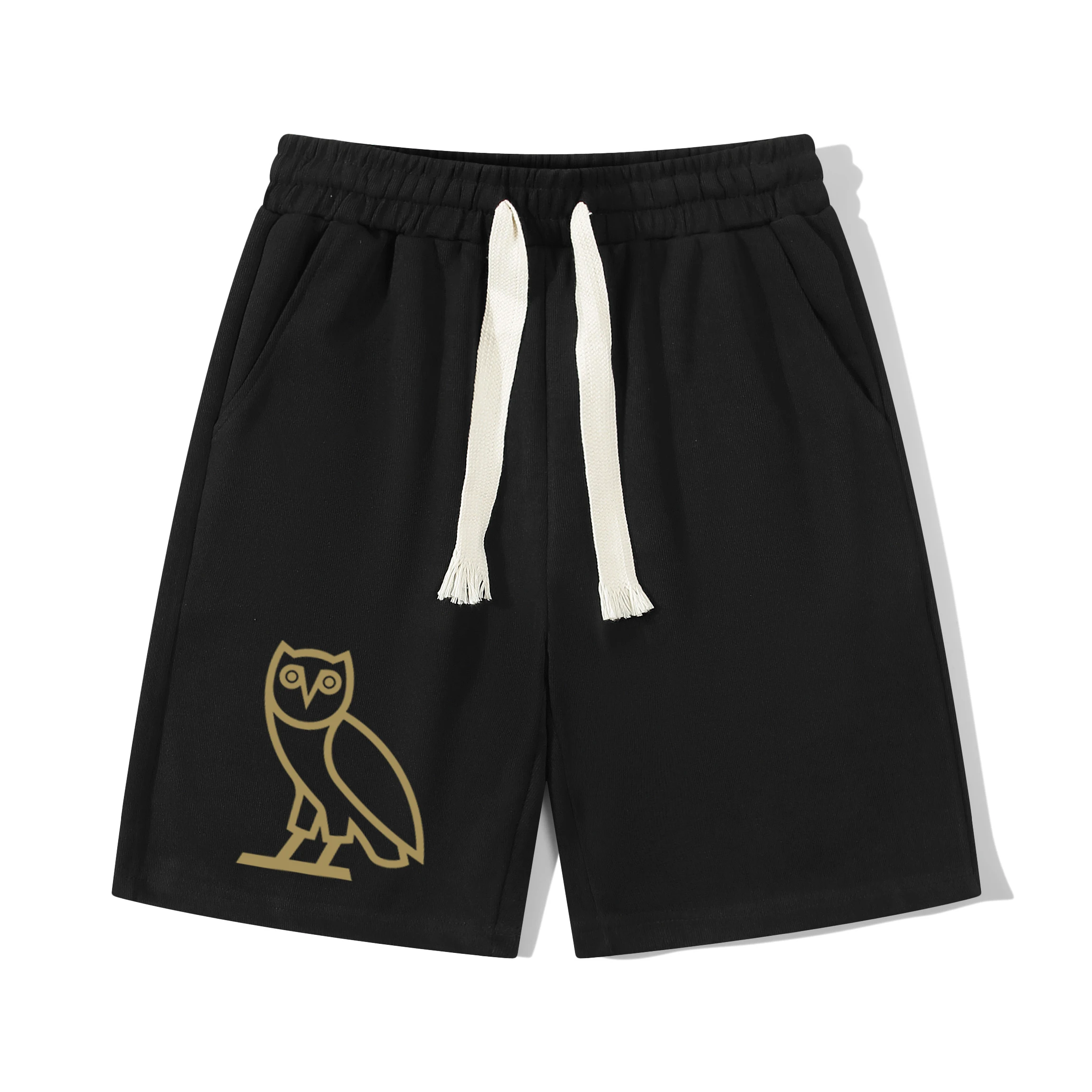 Drake Ovoxo Rock Band Shorts Men's Sports Five-point cotton Pants Medium Pants Casual Pants Loose Summer Straight