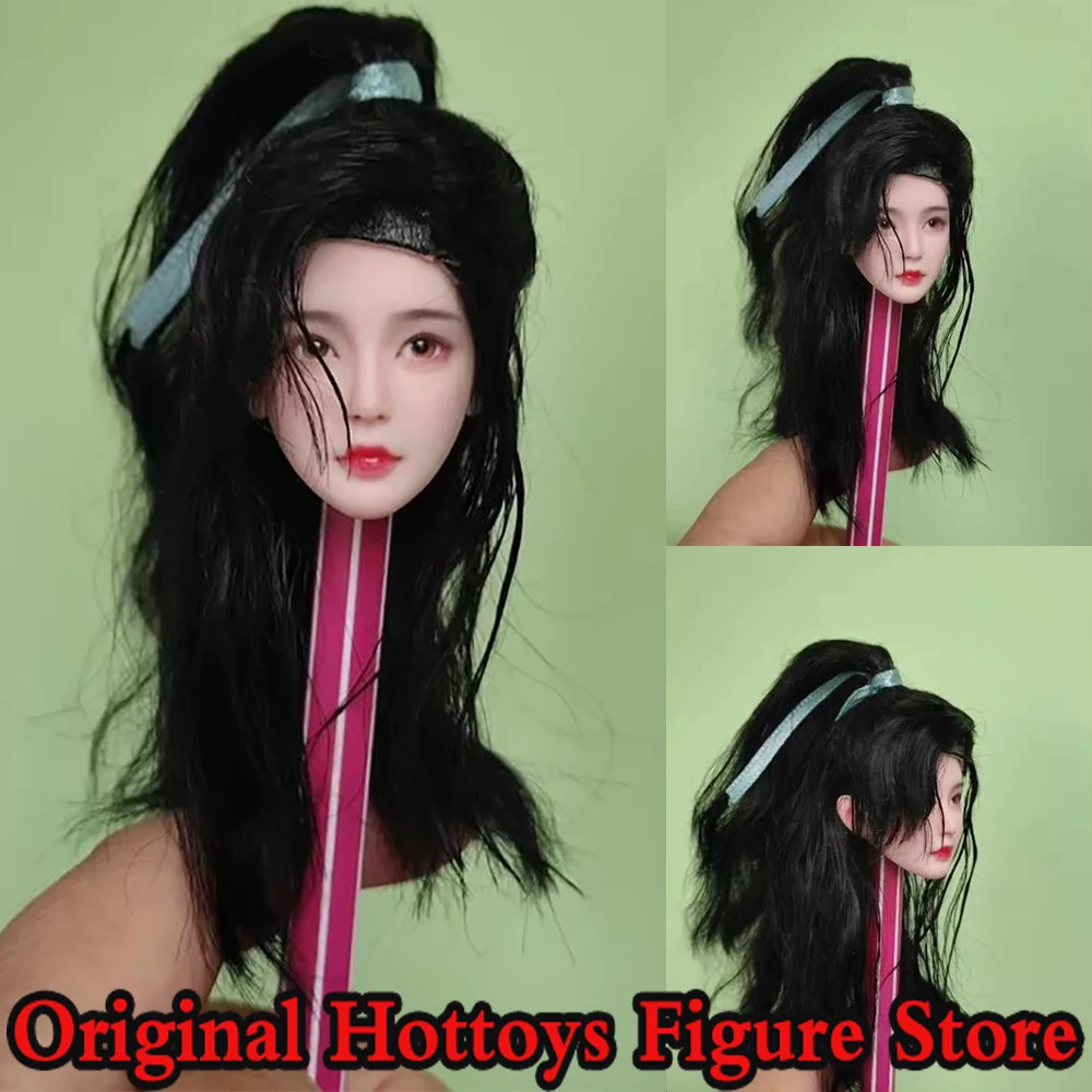 

Аксессуары для сцен с женскими солдатами в масштабе 1/6: парик в старинном стиле с высоким полусобранным хвостом для 12-дюймовых фигурок и кукол.