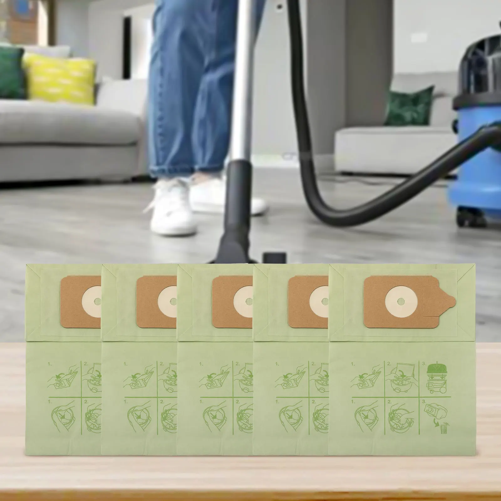 

Cleaning Accessories Paper Dust Bags Vacuum Cleaner Bags Optimal Performance Efficient Filtration Hassle-free Replacement