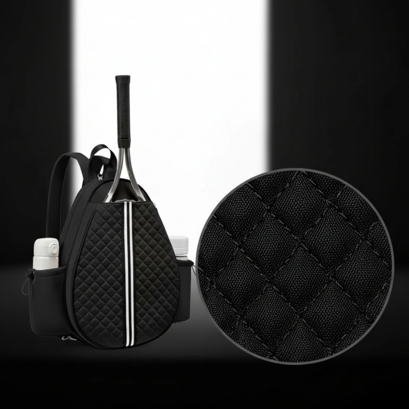 Backpack Racket Bag - Tennisrucksack, wasserabweisender Tennisrucksack mit Flaschenfächern, robuste