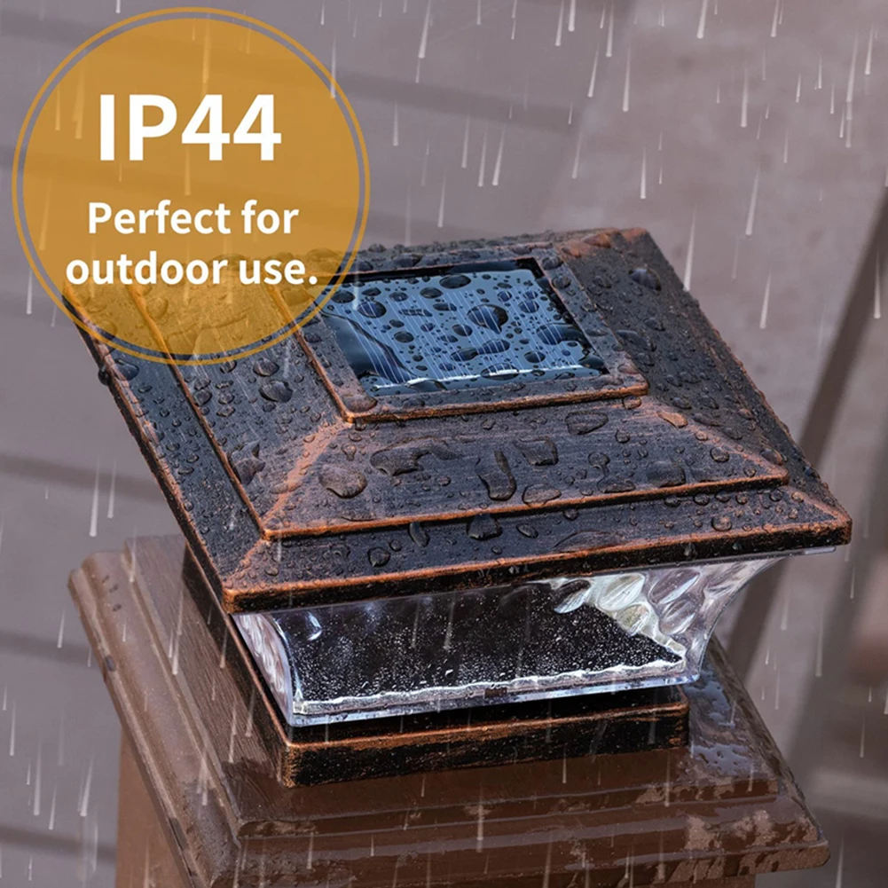 

Солнечный свет, забор, ворота, столб, светодиодная лампа, теплый белый свет, уличный светодиодный колпачок для палубы 6500K/2800K для наружного дома, двора, сада