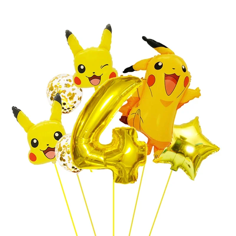 Pokemon Balloons Party Decoration Supplies Birthday Party Baby Shower Balloon Decor Supplies Toys