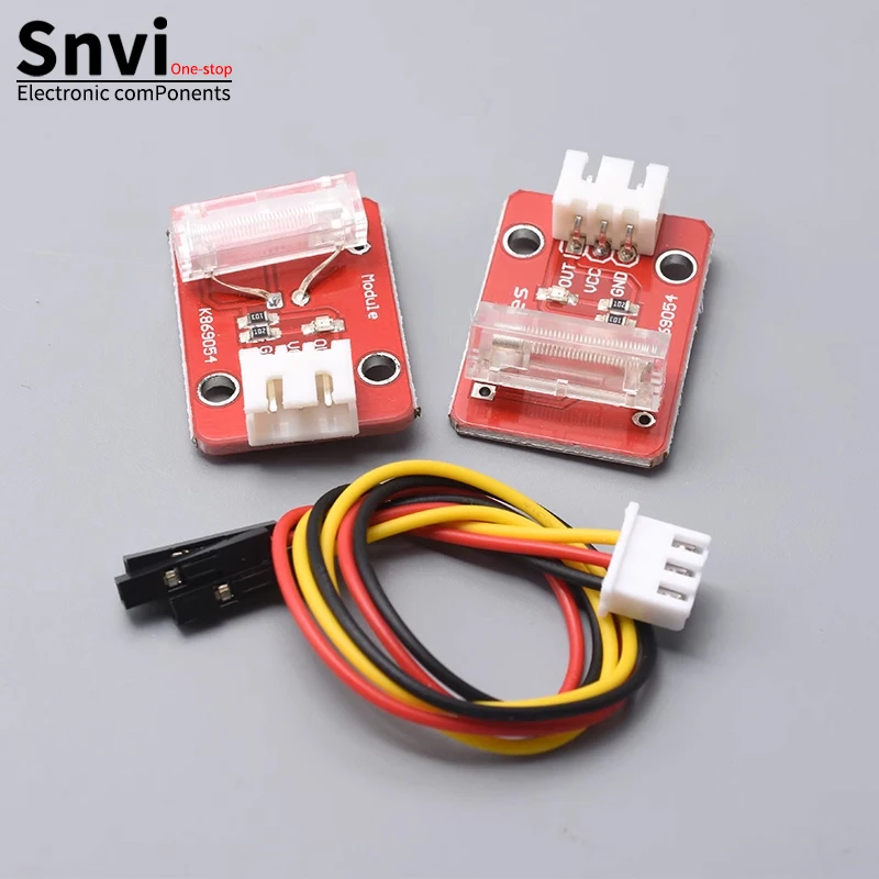 Knock sensor module, vibration shaking module, electronic building block