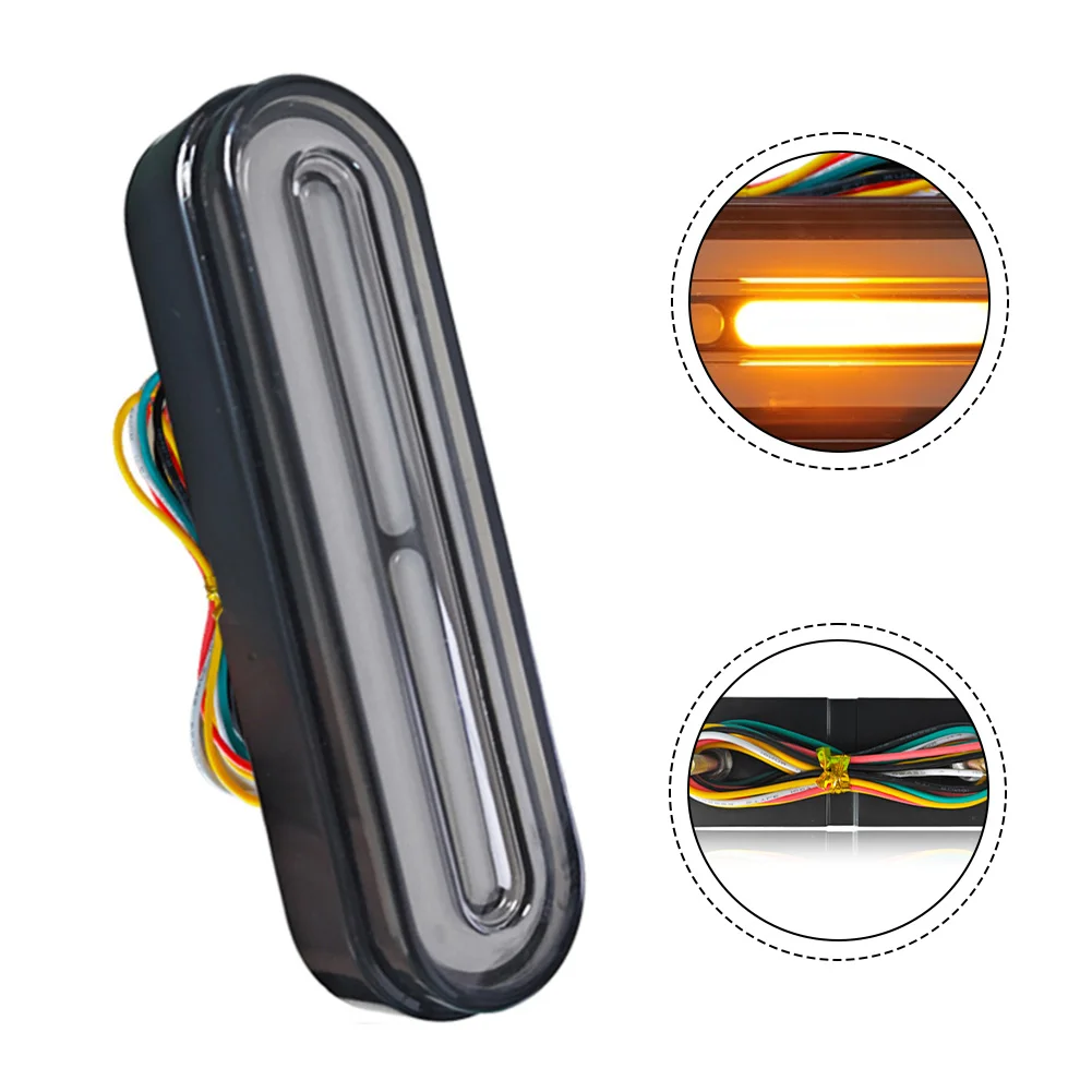 LED Brake Tail Light For Motorcycle Motorcycle Signal Lamp Wear-resistant Material Quick Installation Breathing Pattern