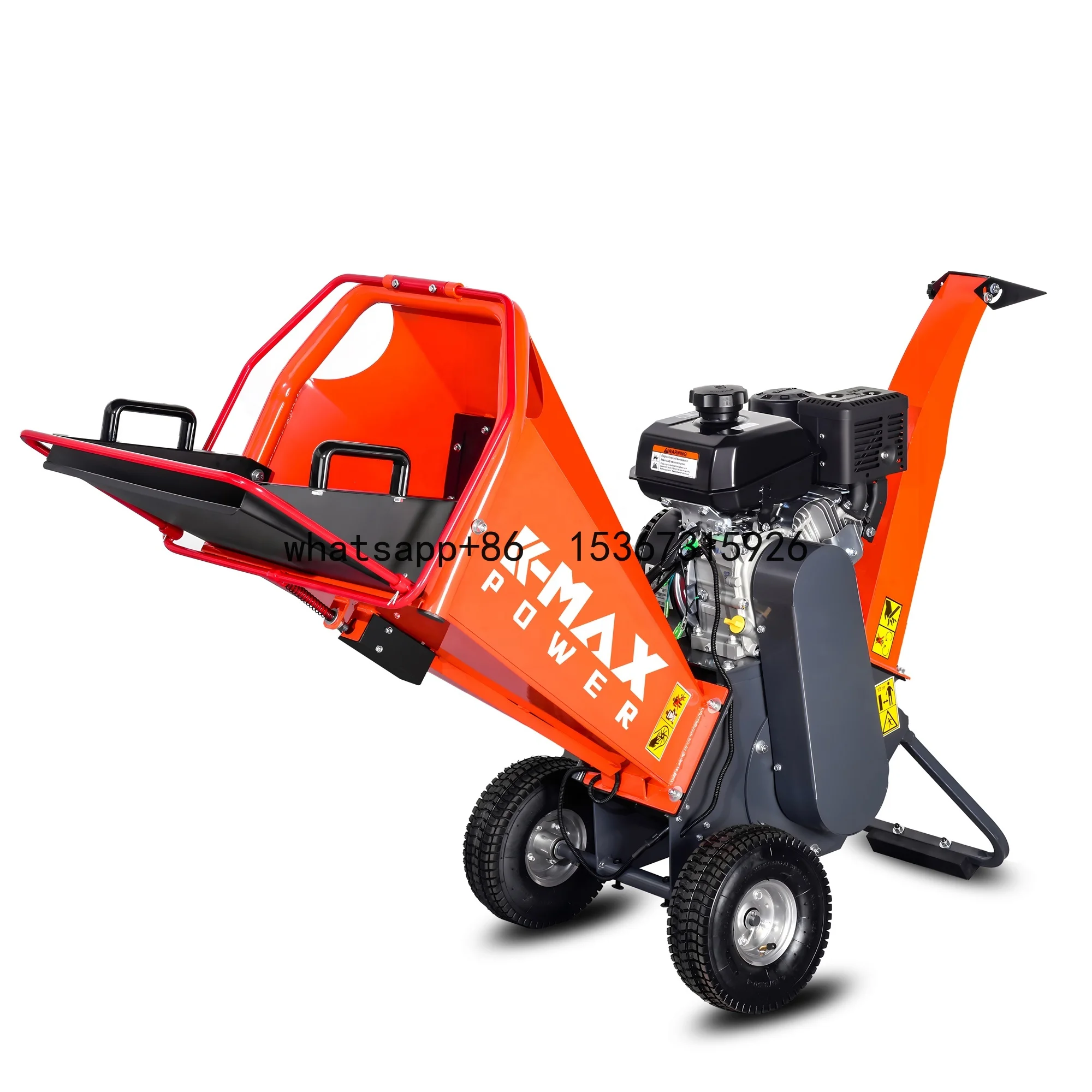 

Dorite 7hp Gasoline Engine Mini Wood Chipper 4inch Chipping Capacity CE/TUV Certificate Forestry Home Use Branch Shredder