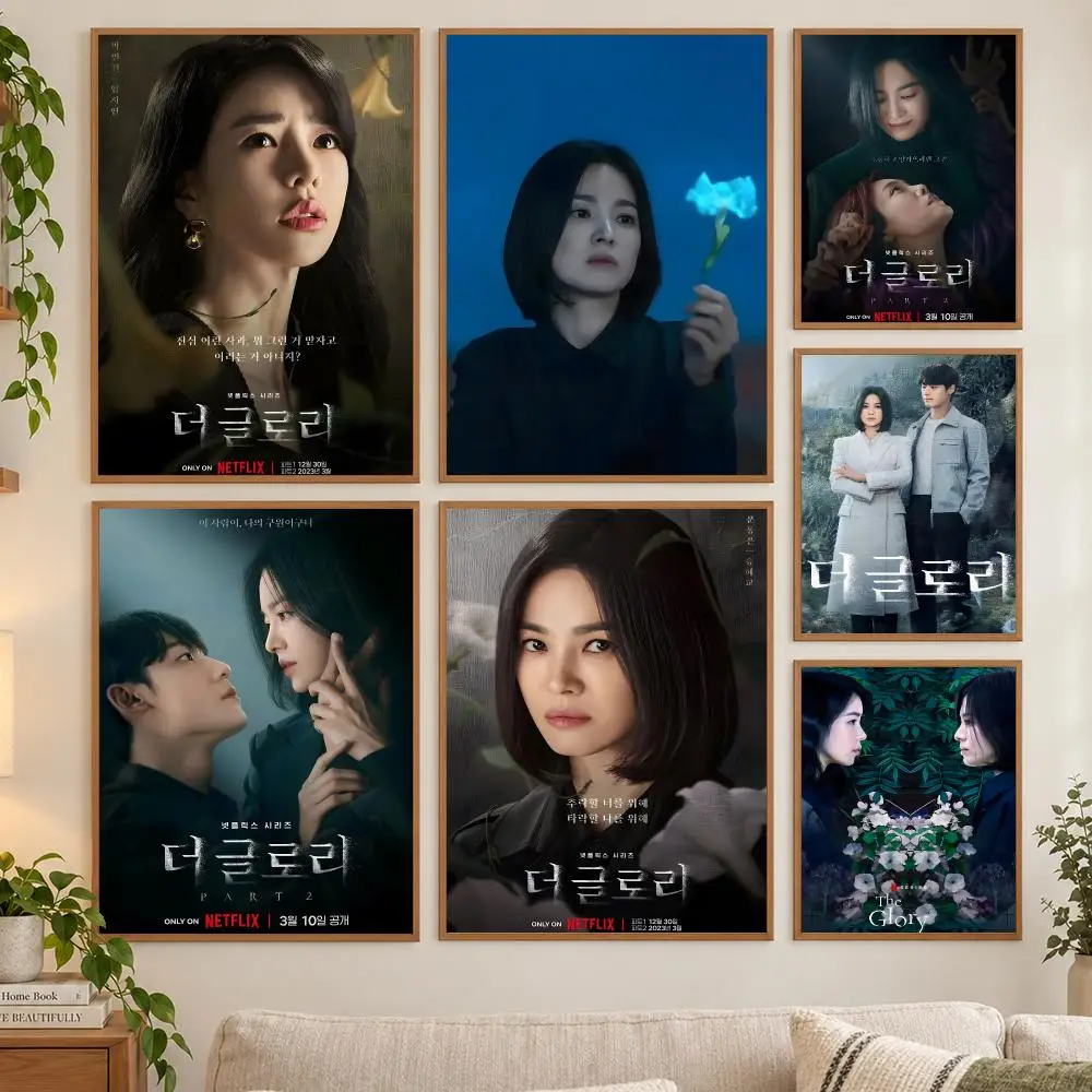 Hot The Glory 2 TV Show Korean Poster HD art sticky wall waterproof home living room bedroom bar aesthetic decoration