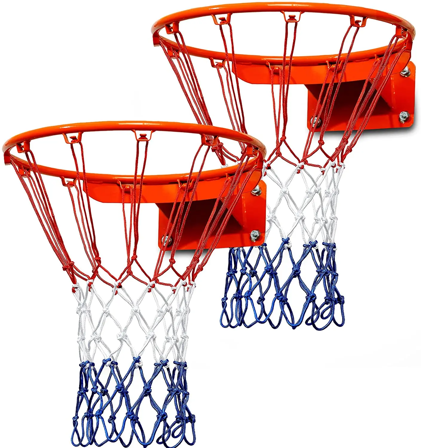 Factory-Direct Durable Steel Basketball Rim Heavy Duty Wall-Mounted Hoop with PE Backboard Outdoor Basketball Netpromote sales