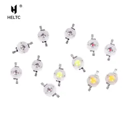 10pcs 1W High-Power LED Lamp Bulb Diodes Highlighting Lights Bead HighPower Lamp Beads