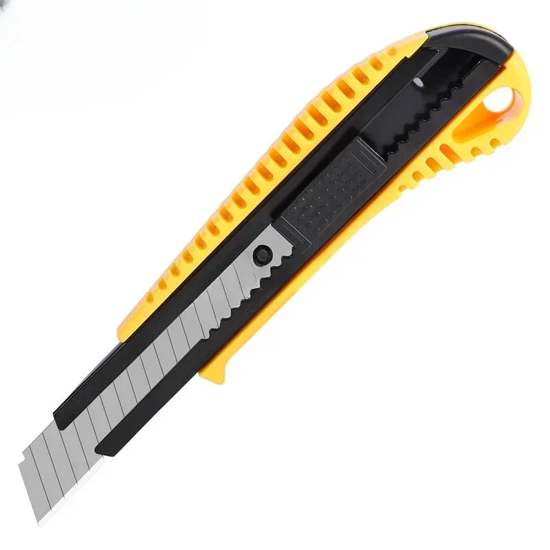 Utility knife 18mm large box cutter Wallpaper knife carpet knife Box cutter Unpacking package DL003C