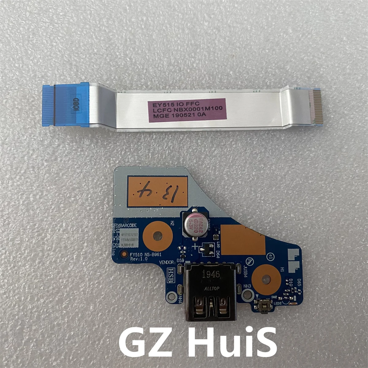 New Original for Lenovo Legion Y530-15ICH-1060 IO Board USB Board W/cable NS-B961 5C50W89575
